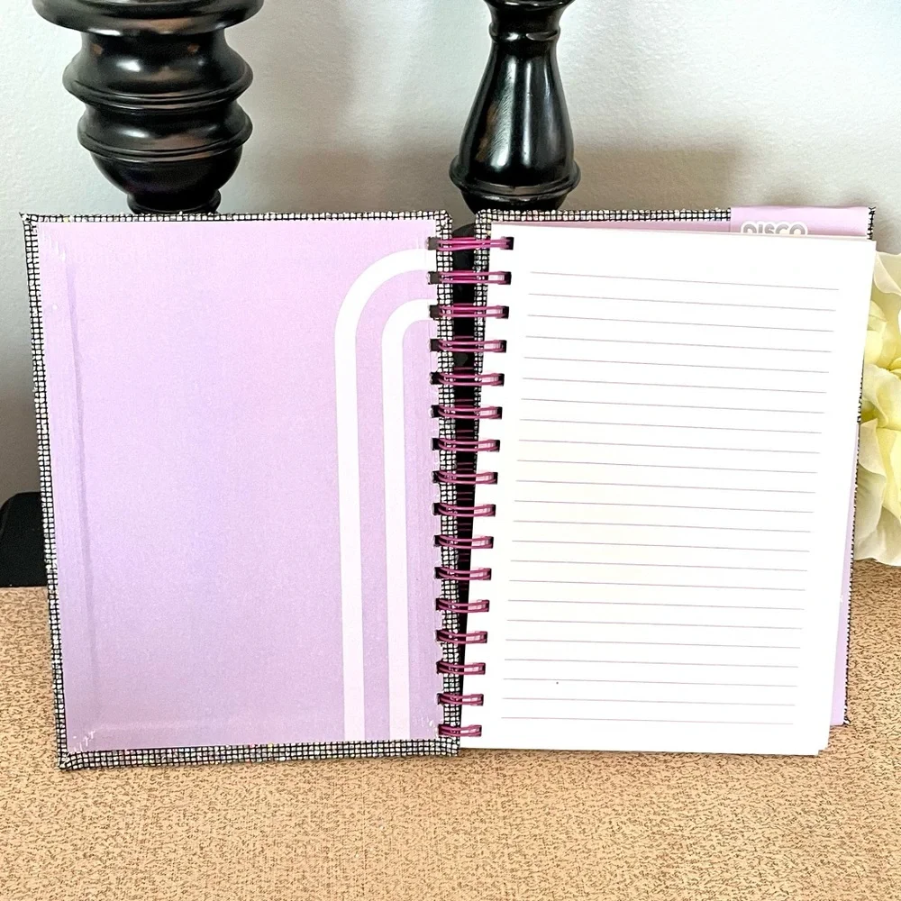NWT Glitter/Gold Foil Floral Hardcover Notebook/Journal Stationery Bundle